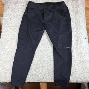 Simms Men’s XL Technical Stretch Pants Zip Fly Pockets Black